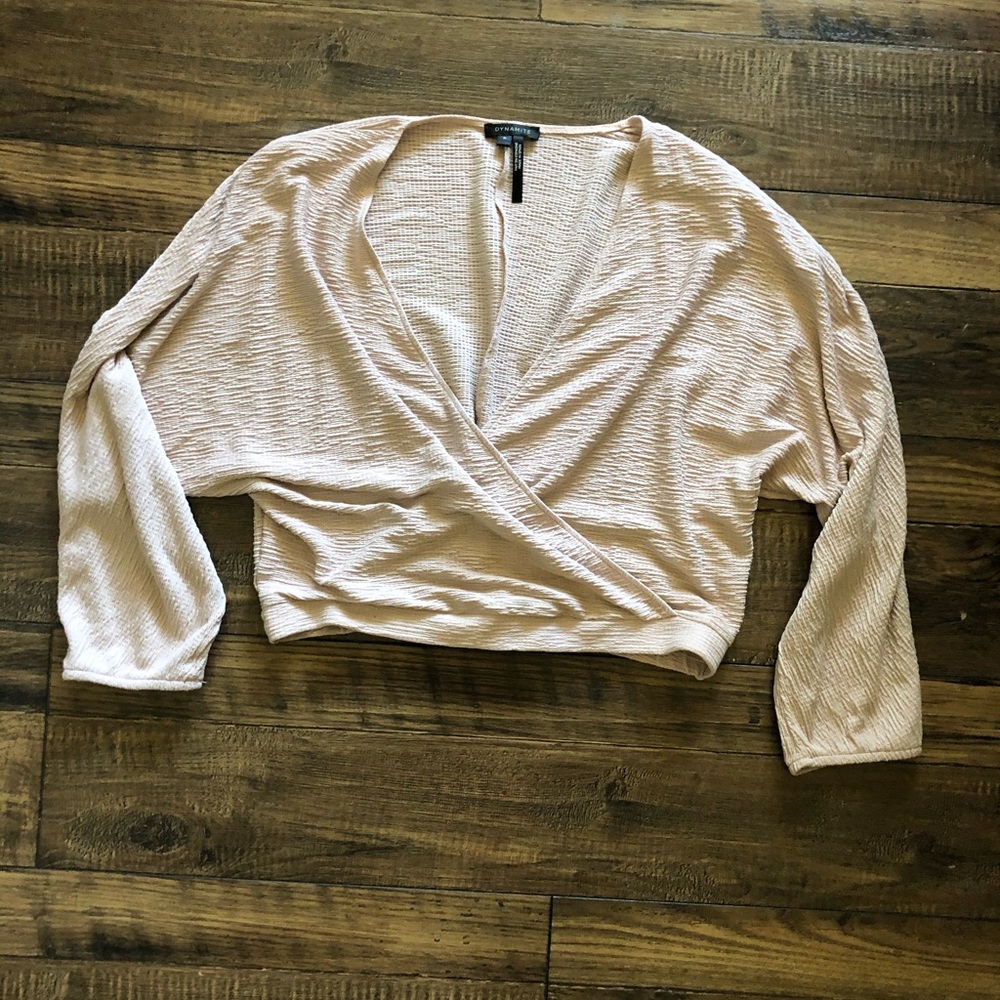 Dynamite wrap blouse